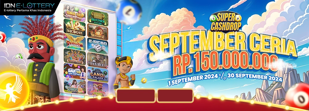 Super Cash Drop September Ceria